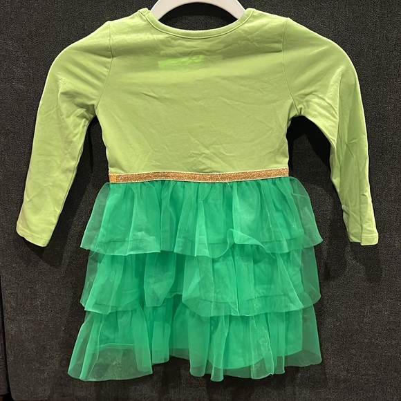 St. Patrick’s Day 4 leaf clover dress size 3T - Picture 5 of 7
